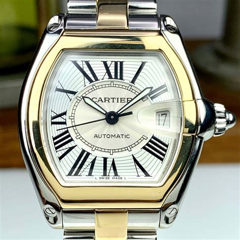 cartier gold watch mens